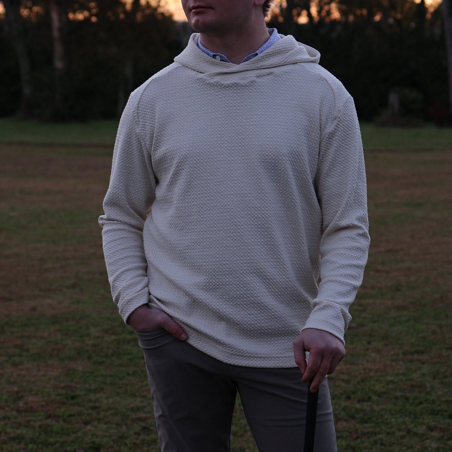 Textured Hoodie