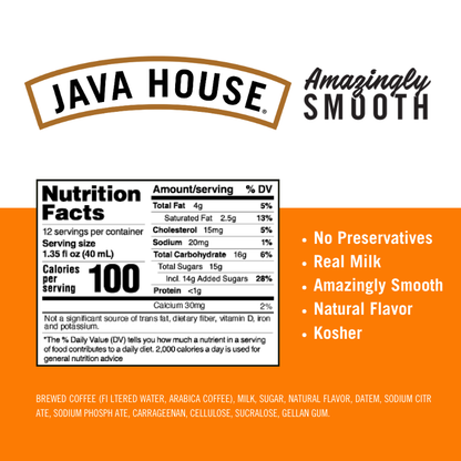 Java House Latte Cold Brew Coffee Pods - Salted Caramel